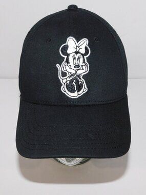 Joe Fresh x Disney Black White Minnie Mouse Adjustable strapback womens OS hat